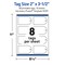 Avery Printable Arched Printable Tags, Sure Feed Technology, 2" x 3-1/2", Glossy White Cardstock, Print-to-The-Edge, Laser/Inkjet Printable, 80 Total